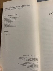 I principi della matematica