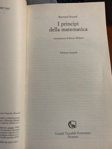 I principi della matematica