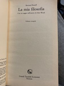 La mia filosofia