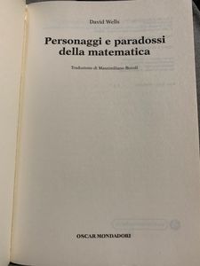 Personaggi E Paradossi Della Matematica