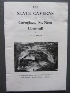 The Slate Caverns at Carnglaze, St. Neot, Cornwall