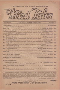 Weird Tales, Vol. 30, No. 4