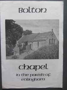 Bolton Chapel: In The Parish Of Edlingham