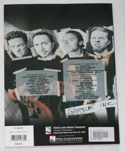 Metallica garage inc Bass*Vocal with tablature
