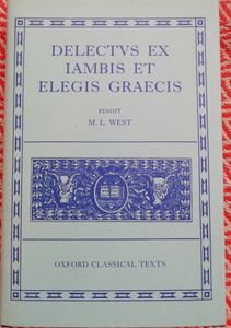 Delectus ex Iambis et Elegis Graecis