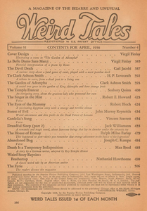 Weird Tales, Vol. 31, No. 4