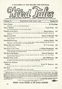 Weird Tales, Vol. 31, No. 5