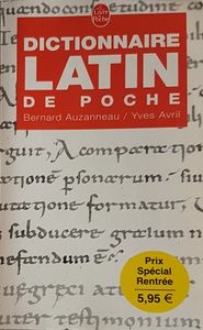 Dictionnaire latin de poche