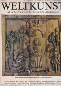 Weltkunst 50. Jahrgang - Nummer 17 / 1. September 1980