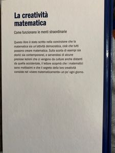 La creatività matematica. Come funzionano le menti straordinarie