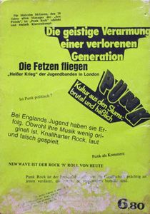 Punk Rock Oder: Der Vermarktete Aufruhr