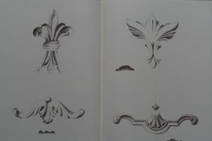Motifs ornementaux sculptures sur bois Bas reliefs