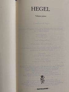 Hegel (Volume Primo)
