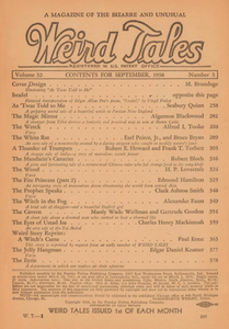 Weird Tales, Vol. 32, No. 3