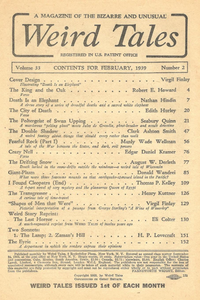 Weird Tales, Vol. 33, No. 2