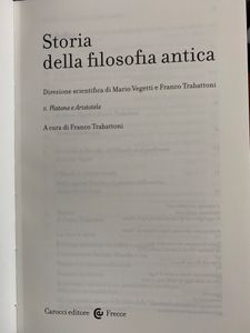 Storia della filosofia antica. - II. Platone e Aristotele