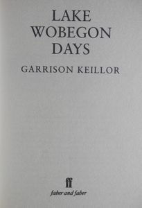 Lake Wobegon Days