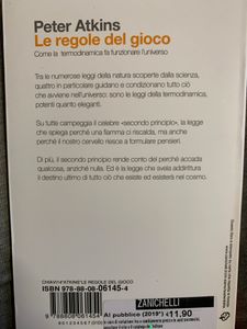 Le regola del gioco. Come la termodinamica fa funzionare l'universo