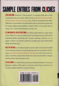 Clichés: Over 1500 Phrases Explored and Explained