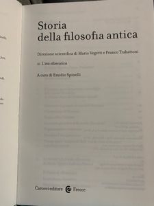 Storia della filosofia antica. - III. L'età ellenistica