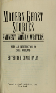 Modern Ghost Stories by Eminent Women Writers