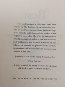 Best Sellers from Readers Digest Condensed Books