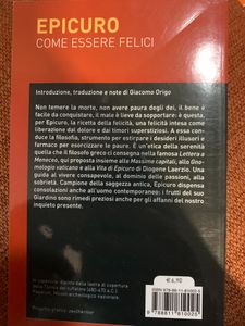 Epicuro. Come Essere Felici