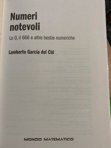Numeri notevoli. Lo 0, il 666 e altre bestie numeriche.