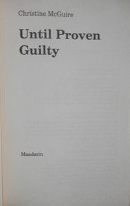 Until Proven Guilty