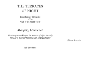 The Terraces of Night