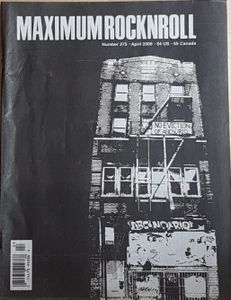 Maximum Rocknroll #275