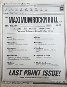 Maximum Rocknroll #191