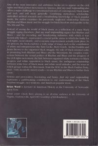 Just My Soul Responding: Rhythm and Blues, black consciousness and race relations