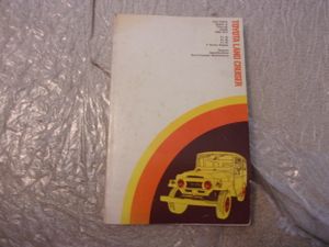 Toyota Land Cruiser  Chilton's Repair and Tun-Up Guide  1966-1974