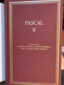 I grandi filosofi - Pascal II