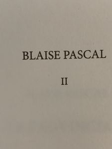 I grandi filosofi - Pascal II