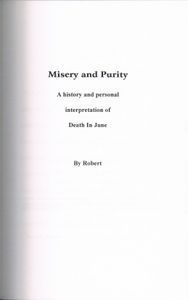 Death In June: Misery and Purity
