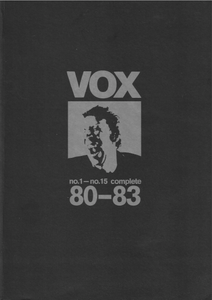 Vox: no.1-no.15: complete 80-83
