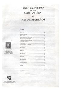 Los Olimareños. Cancionero Para Guitarra