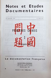 Notes Et Etudes Documentaires - Problèmes chinois 2 - N°3420-3421
