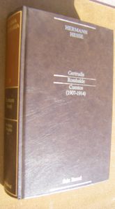 Gertrudis / Rosshalde / Cuentos (1907-1914)
