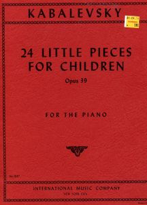 24 Little Pieces for Children for the Piano, Opus 39
