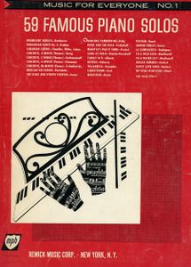 Music For Everyone No. 1: 59 Famous Piano Solos
