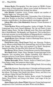 Please Kill Me: The Uncensored Oral History of Punk