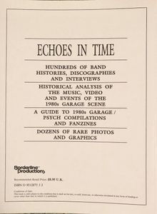 Echoes In Time: The Garage and Psychedelic Music Explosion 1980-1990