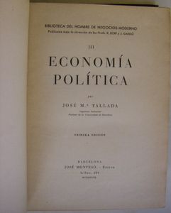 Economía Política - Biblioteca Del Hombre De Negocios Moderno