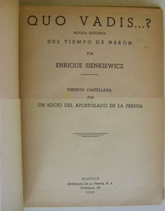 Quo Vadis?