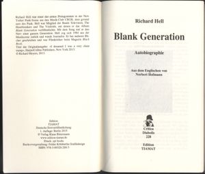 Blank Generation