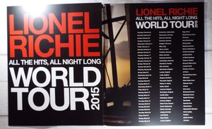 All The Hits, All Night Long World Tour 2015