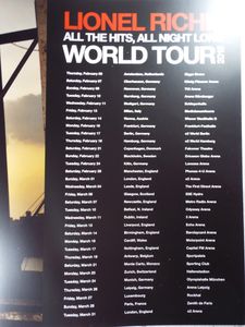 All The Hits, All Night Long World Tour 2015